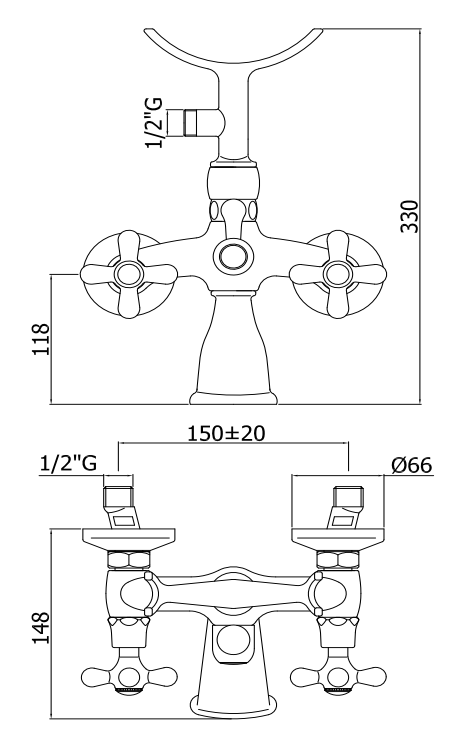 Paffoni Iris Irv027 Gruppo vasca classico esterno cromo, dettaglio ravvicinato della texture antiscivolo