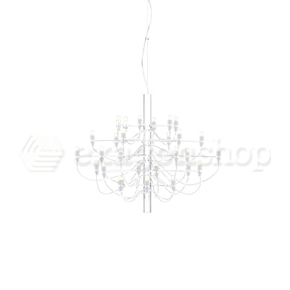 Flos 2097/30 Frosted Bulbs Lampada a sospensione 88 cm a bulbi opachi bianco opaco