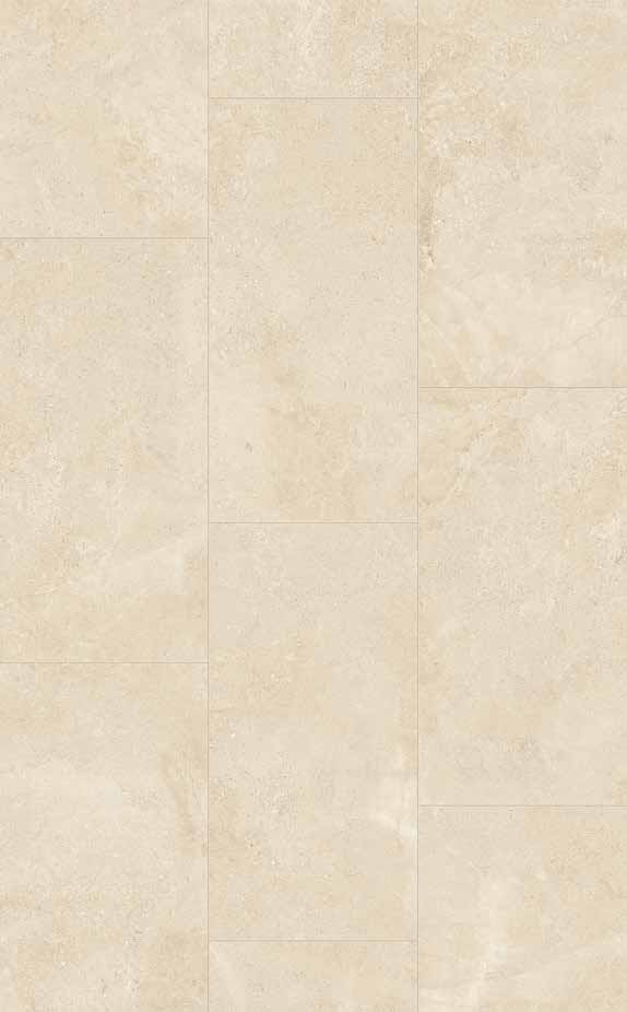 Cerim Elemental Stone Pavimento Rivestimento 120x120 Cm Cream Limest Lucido in ambientazione completa, vista d'insieme...