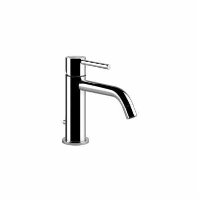 Gessi Via Tortona Miscelatore Lavabo monocomando Con, vista frontale su sfondo bianco - Emporio Gessi