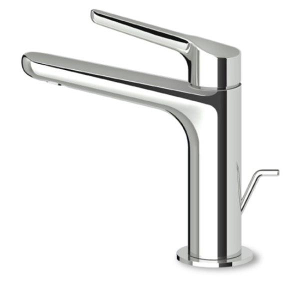 Rubinetto lavabo monocomando con Scarico Cromo Zucchetti Medameda zmm710
