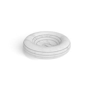 Antonio Lupi Rigati Lavabo Tondo 45 Cm In Marmo Carrara