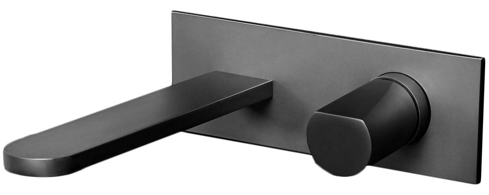 Antonio Lupi Miscelatore Lavabo a Parete Senza Corpo in ottone ambientato su piano bagno con accessori - Antonio Lupi Design