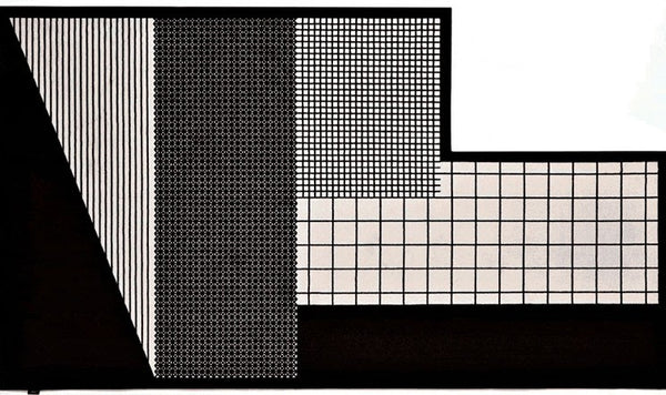 Antonio Lupi Tramato Tappeto 170x300 Poligonale In Velluto Tr655