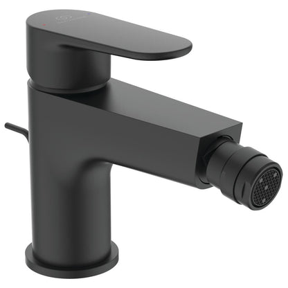 Ideal Standard Cerafine O Miscelatore Bidet Con Asta Salterello E Piletta Nero Opaco Bc705xg