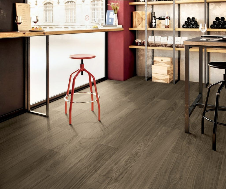 Blustyle Green Wood Pavimento Rivestimento Effetto Legno in rettificato, superficie e texture ravvicinata del gres