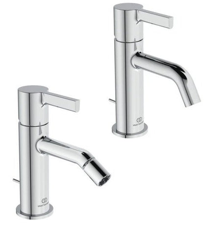 Ideal standard Joy coppia miscelatori bidet e lavabo con asta cromo BC784AA+BC775AA