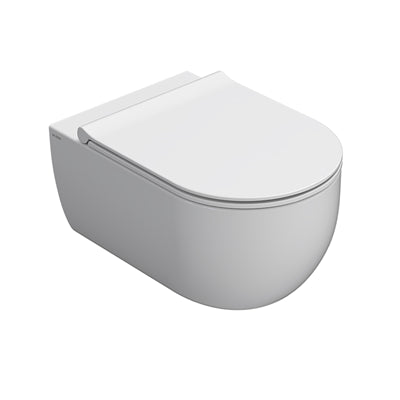 Globo Mode Vaso Sospeso Senza Brida senza sedile in ceramica Bianco