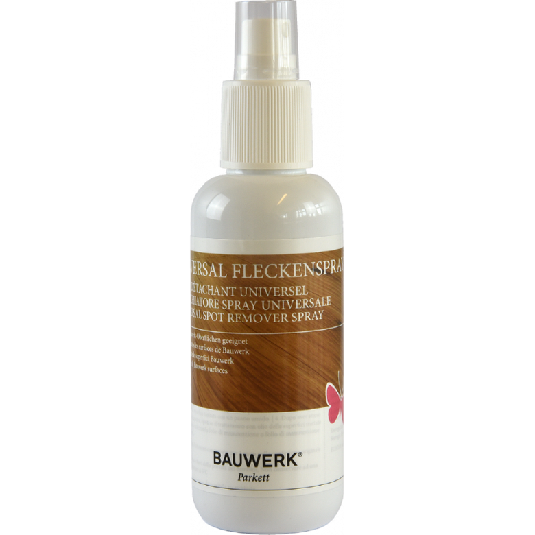 Bauwerk Spray Smacchiatore Universale per parquet 150 ml in naturale montato a parete, vista del design e della finitura...