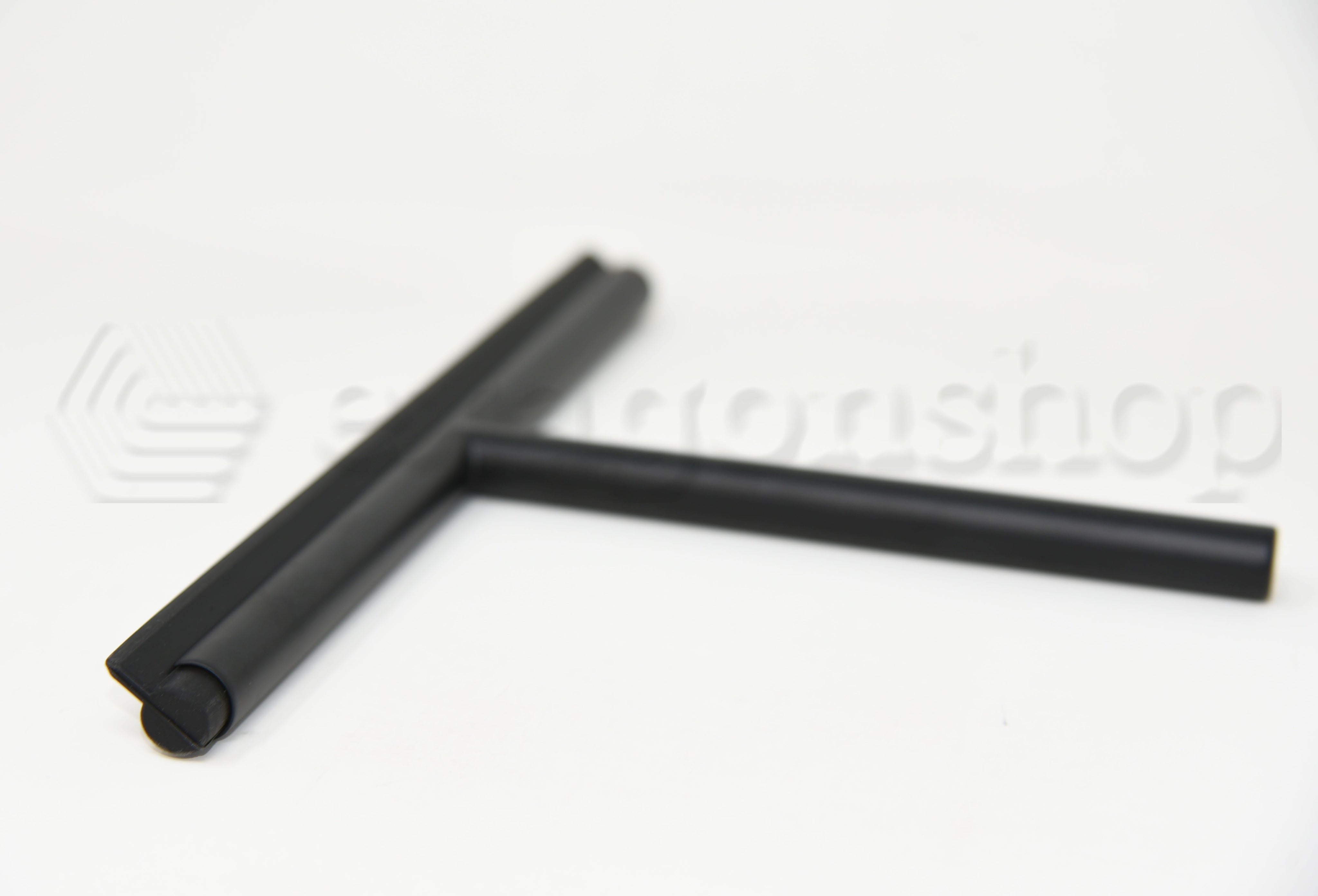 Colombo design B9656NM Spazzola Tergivetro per box doccia, dettaglio dei profili e delle cerniere in alluminio