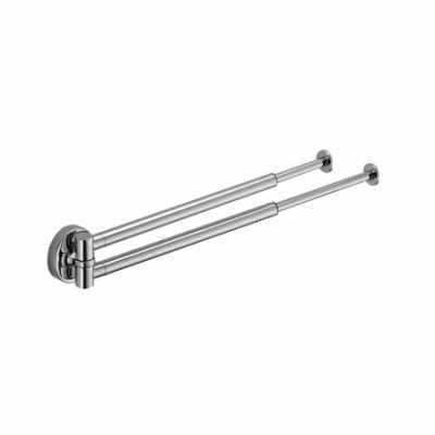 Colombo Plus W4914 portasciugamani doppio Estensibile fino a 41 cm a Snodo Cromo