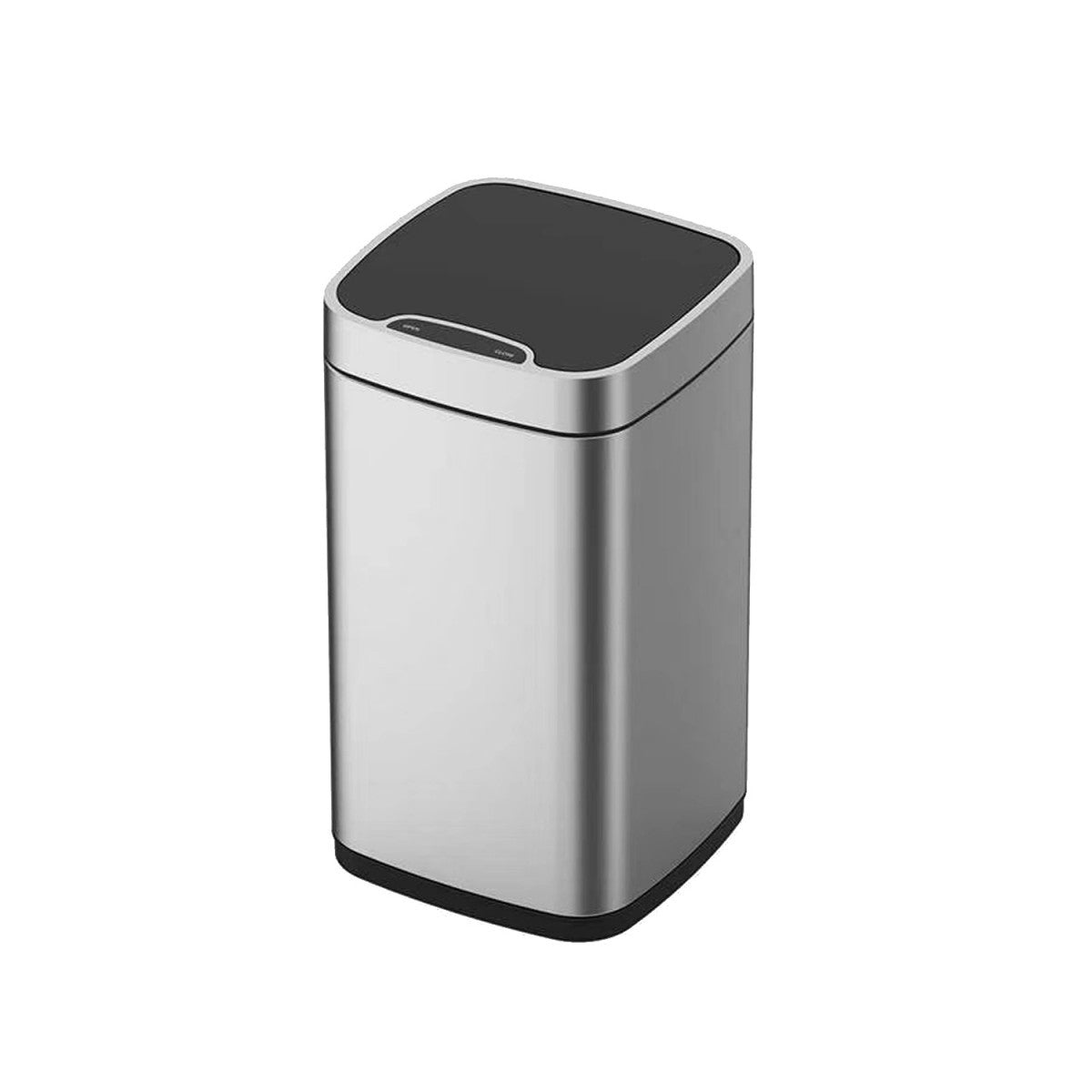 Cosmic Wellbeing Gettacarta Automatico Con Sensore Apertura Inox Satinato in acciaio inox montato a parete, vista del...