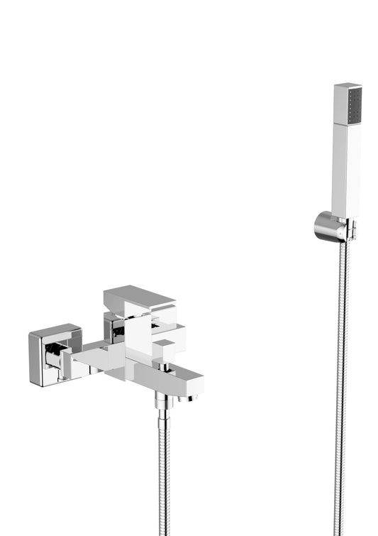 Miscelatore vasca a muro con doccetta cromo PILLAR 9k160