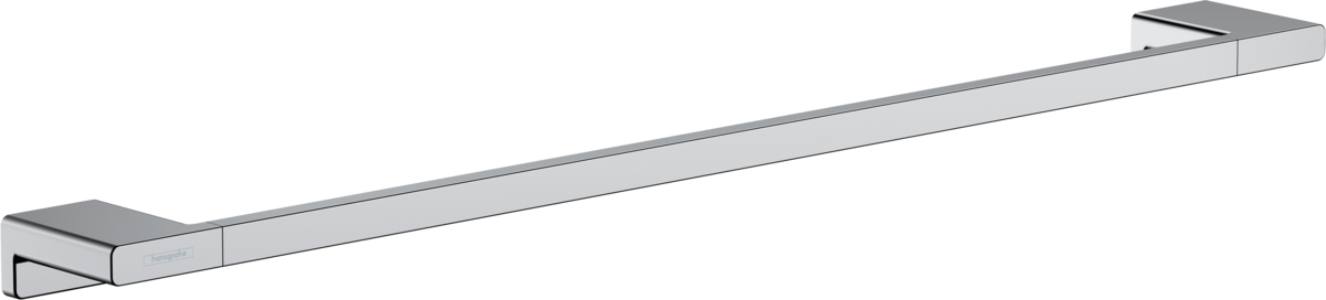 Hansgrohe Addstoris Portasciugamani 64 cm Cromo, dettaglio ravvicinato del materiale e dell'aggancio