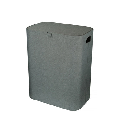 Cesto Porta Biancheria idrorepellente effetto lino Grigio Koh-i-noor Bellagio 3063GR