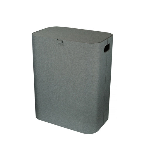 Cesto Porta Biancheria idrorepellente effetto lino Grigio Koh-i-noor Bellagio 3063GR