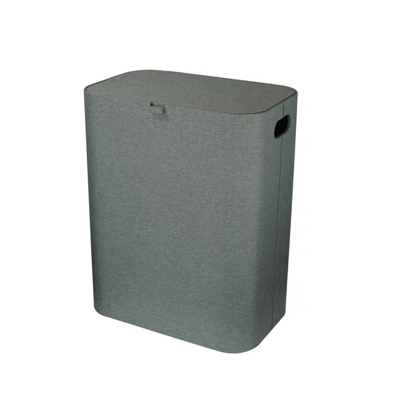 Cesto Porta Biancheria idrorepellente effetto lino Grigio Koh-i-noor Bellagio 3063GR