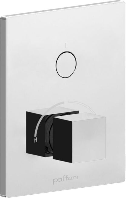 Paffoni Compactbox Cpm513 Miscelatore doccia ad incasso 1 Funzione con corpo a dischi ceramici cromo