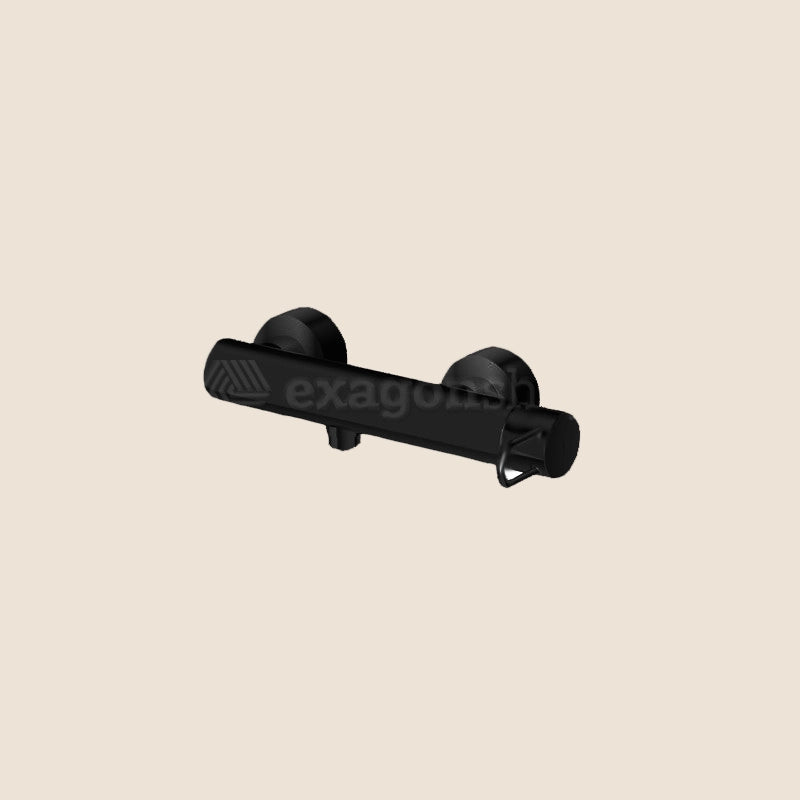 Paffoni Joker Jk168 Miscelatore Doccia Esterno Nero Opaco