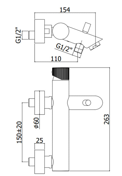 Paffoni Jo Jo022cr Miscelatore Vasca Senza Duplex Senza Doccetta Cromo