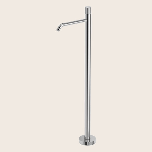 Paffoni Jo Jo031cr Miscelatore Lavabo A Pavimento Senza ambientato su piano bagno con accessori
