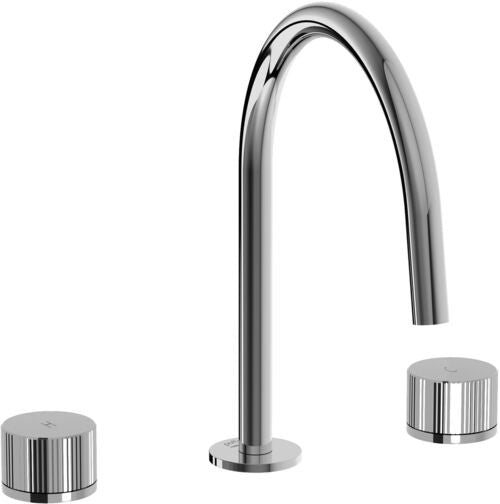Paffoni Jo Jo052cr Batteria Lavabo 3 Fori Senza Scarico Con, vista frontale su sfondo bianco