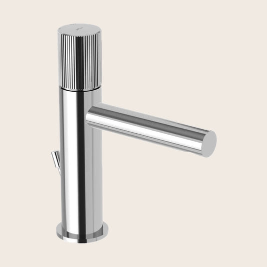 Paffoni Jo Jo075cr Miscelatore Lavabo con scarico ambientato su piano bagno con accessori