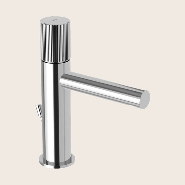 Paffoni Jo Jo075cr Miscelatore Lavabo con scarico ambientato su piano bagno con accessori