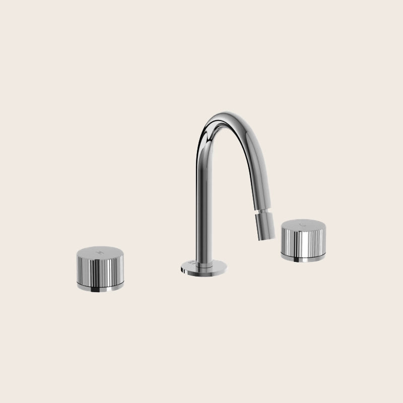 Paffoni Jo Jo119cr Batteria Bidet 3 Fori Senza Scarico Cromo