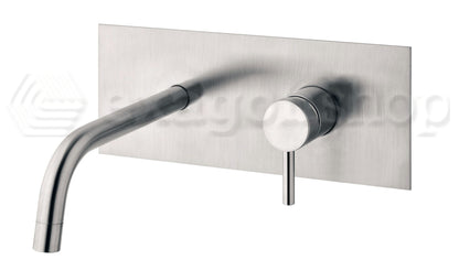 Paffoni Light Lig104st Miscelatore lavabo Incasso 2 Fori Steel Looking Acciaio