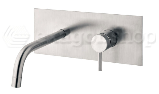 Paffoni Light Lig104st Miscelatore lavabo Incasso 2 Fori Steel Looking Acciaio