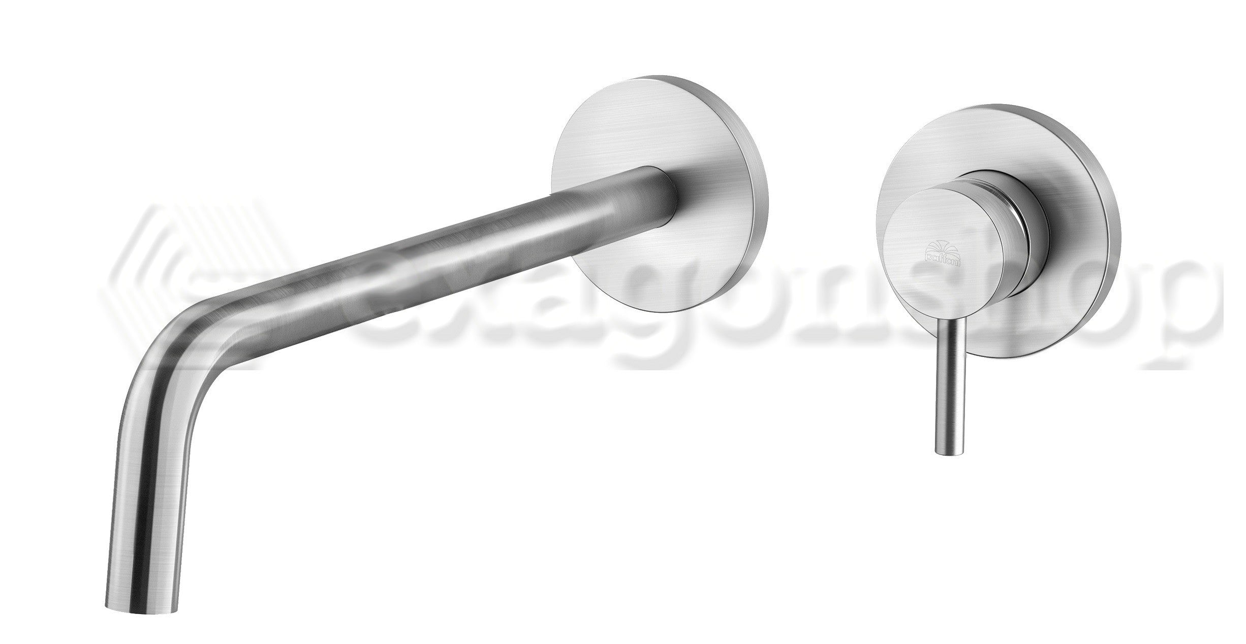 Paffoni Light Lig105st70 Miscelatore lavabo Incasso 2 Fori Steel Acciaio