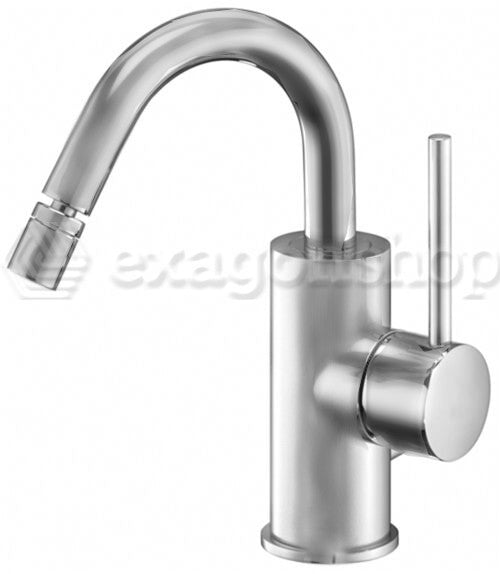 Paffoni Light Lig138st Miscelatore Bidet Girevole Senza, dettaglio ravvicinato della finitura e del marchio