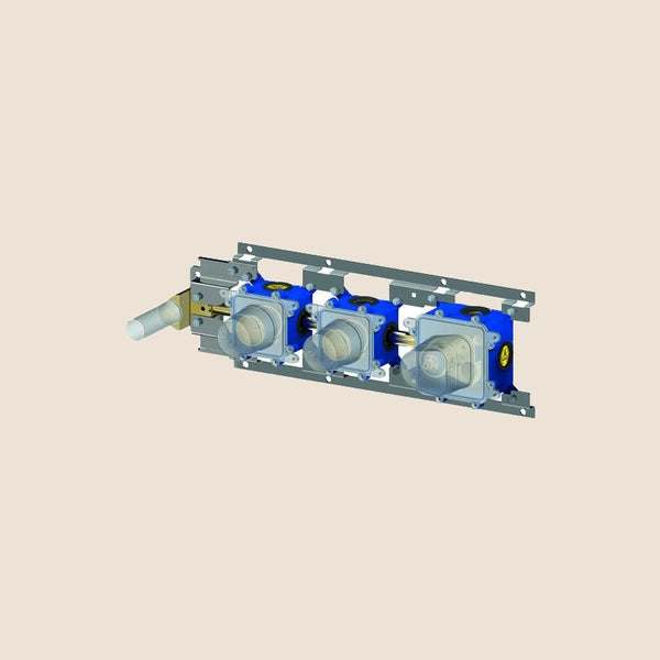 Paffoni Modular box Mdbox000 Corpo Incasso Termostatico 2, vista frontale della maniglia e della bocca di erogazione