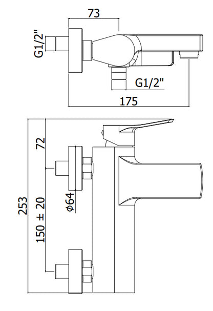 Paffoni Tilt Ti022cr Miscelatore Vasca Senza Duplex Cromo