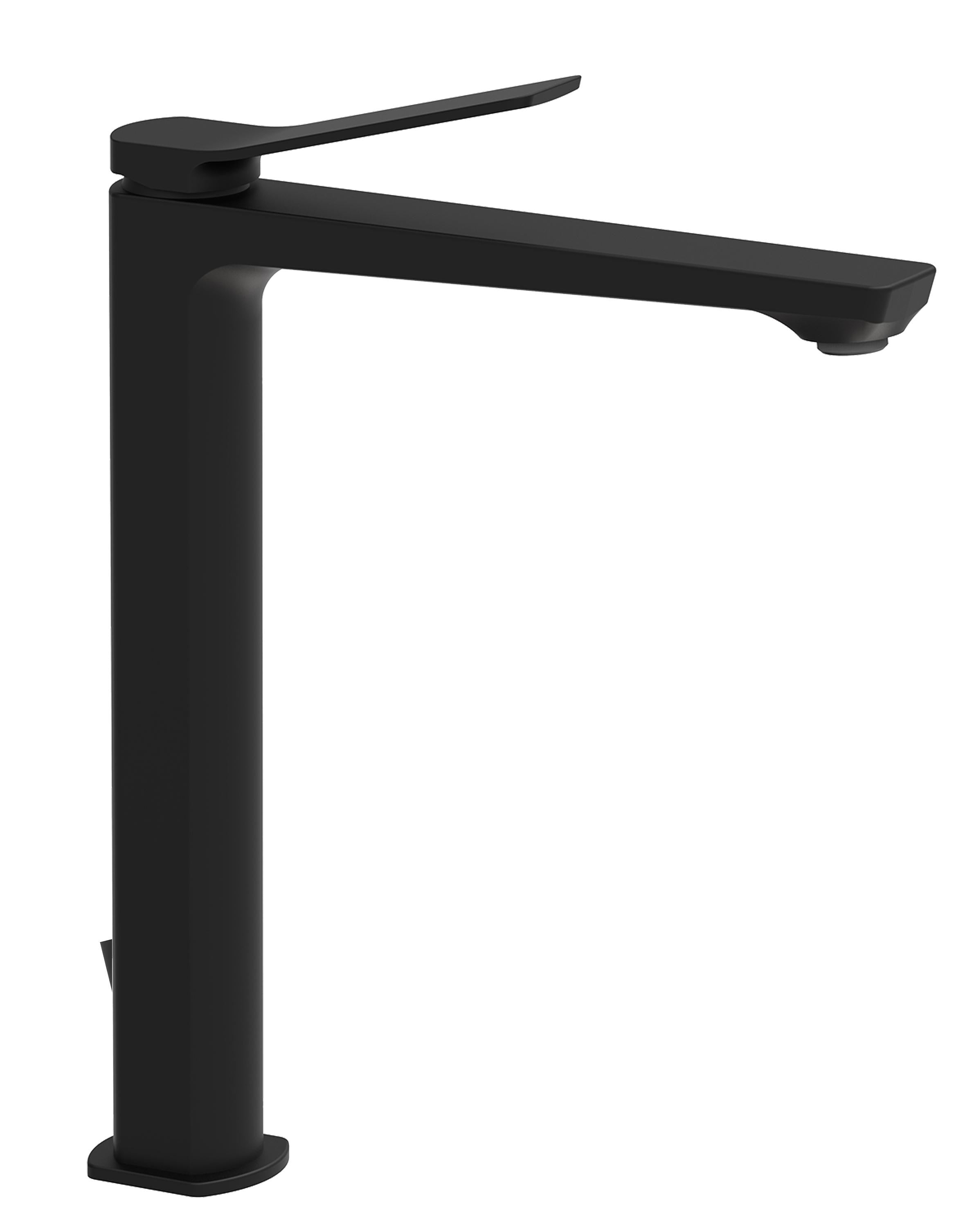 Paffoni Tilt Ti085no Miscelatore Lavabo alto Prolungato Con, vista frontale su sfondo bianco
