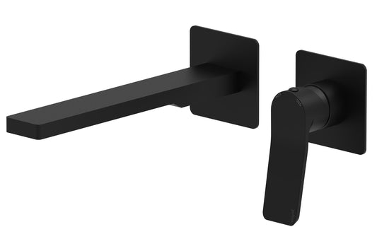 Paffoni Tilt Miscelatore lavabo Incasso 2 Fori Bocca 15 cm Nero Opaco Ti104no70