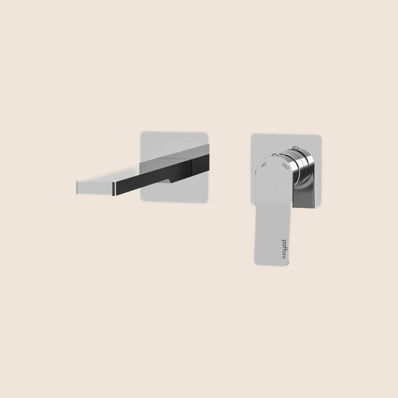 Paffoni Tilt Ti106cr70 Miscelatore lavabo Incasso 2 Fori Bocca 24 cm Cromo