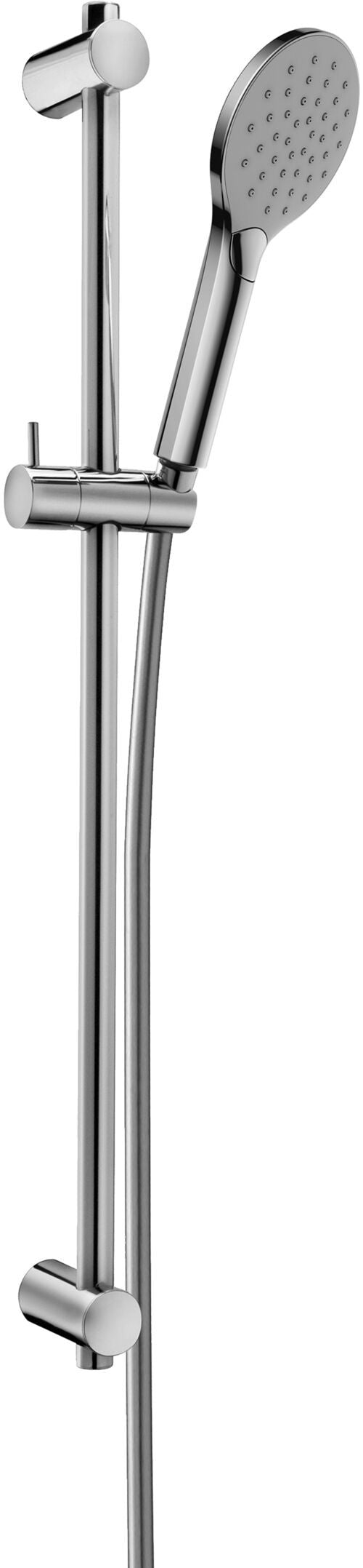 Paffoni Sofia ZSAL210CR asta doccia 73 cm cromo, dettaglio ravvicinato della finitura e del marchio