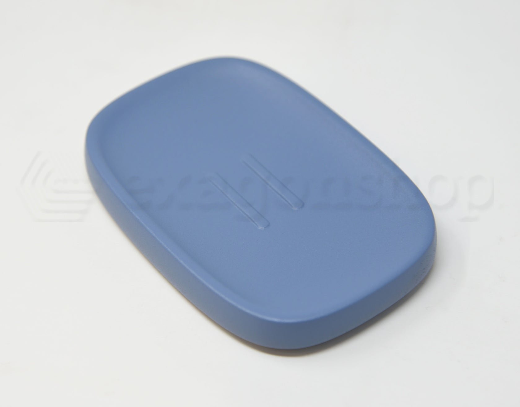 Colombo design Mood Bath Porta Sapone Ocean Blue montato a parete, vista del design e della finitura