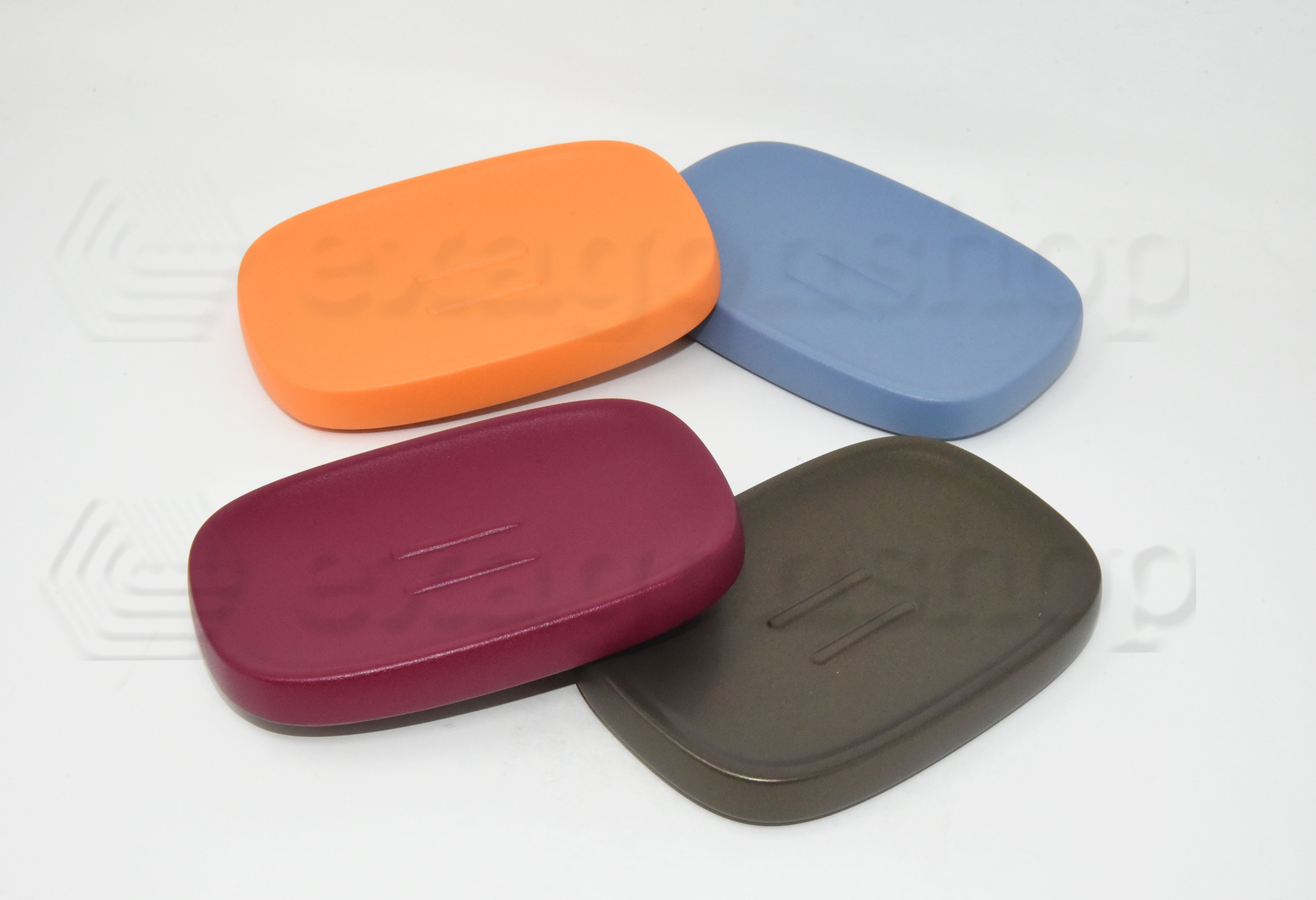 Colombo design Mood Bath Porta Sapone Da appoggio con montato a parete, vista del design e della finitura