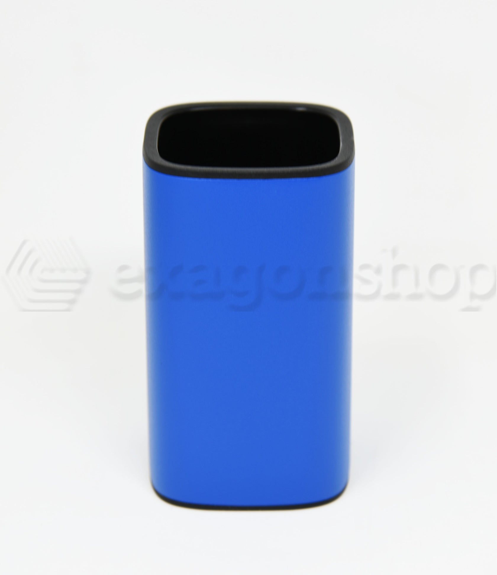 Colombo design Trenta Porta spazzolini Capri Blue, vista laterale del profilo a muro