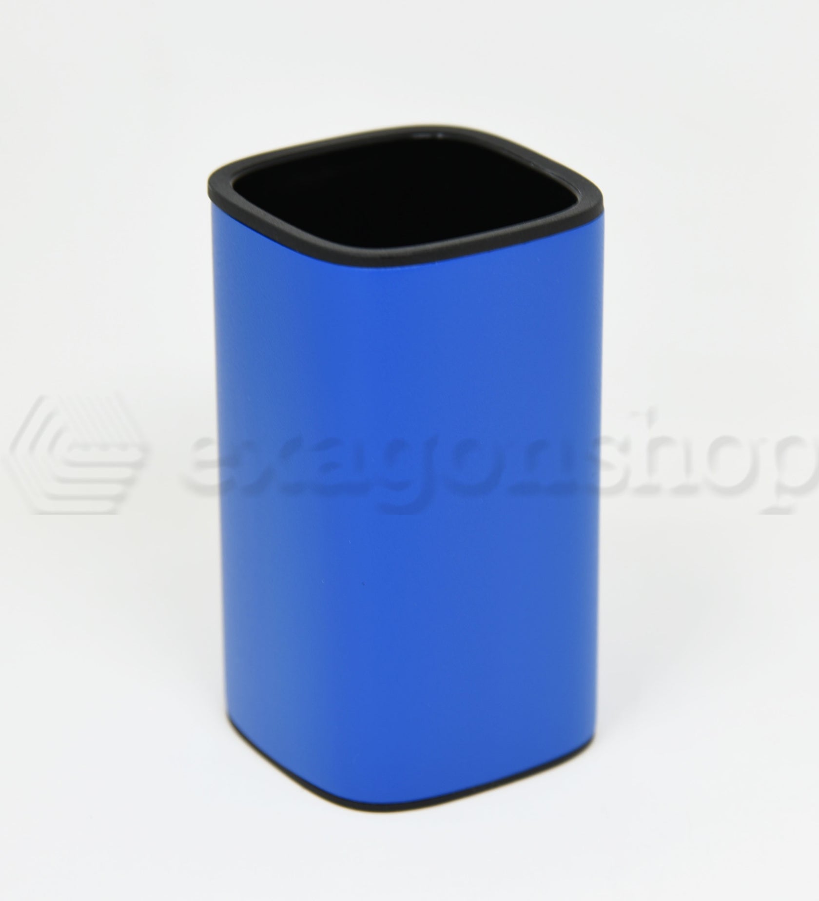 Colombo design Trenta Porta spazzolini Capri Blue, dettaglio ravvicinato del materiale e dell'aggancio
