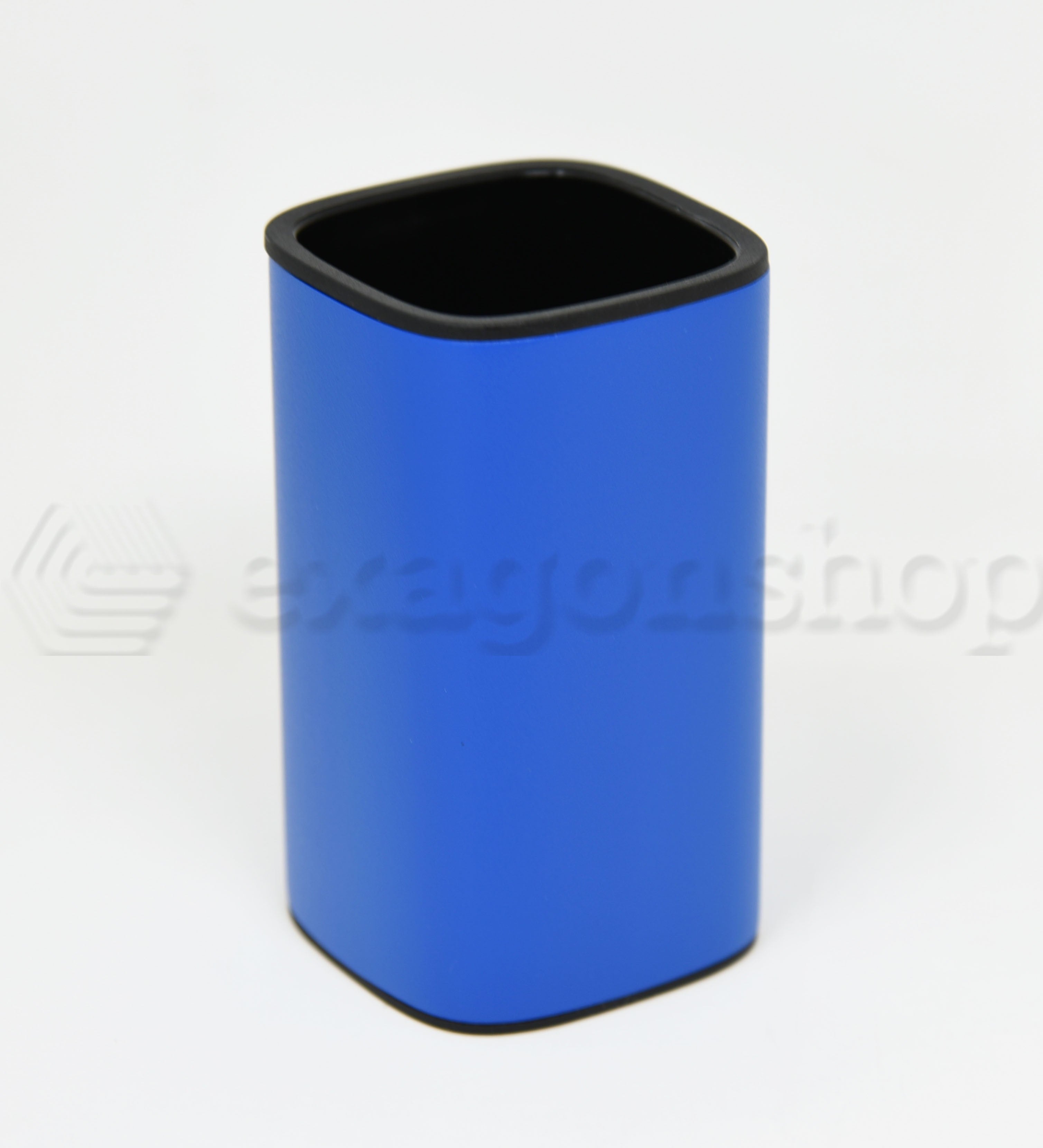 Colombo design Trenta Porta spazzolini Capri Blue, dettaglio ravvicinato del materiale e dell'aggancio
