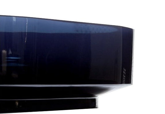 Lavabo ovale 60x40 con piletta a scarico libero in cristalmood notturno Antonio lupi borghi