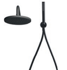 Ideal Standard Idealrain Light Kit Doccia con Soffione, componenti inclusi smontati: corpo incasso, placca e rosone