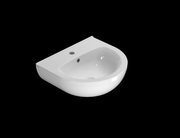 Ceramica Globo Grace Lavabo 50x45 Sospeso Senza Colonna Bianco lucido