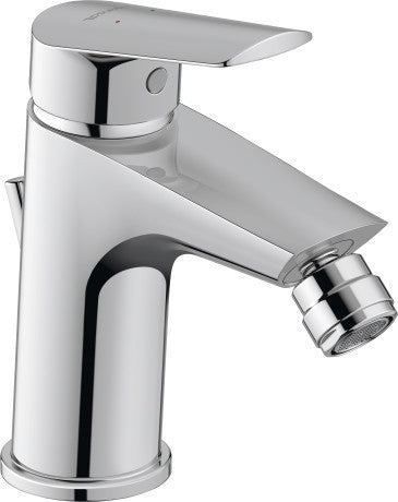 Duravit No 1 Miscelatore Monocomando Per Bidet Cromo 10 Cromo, dettaglio ravvicinato della finitura e del marchio
