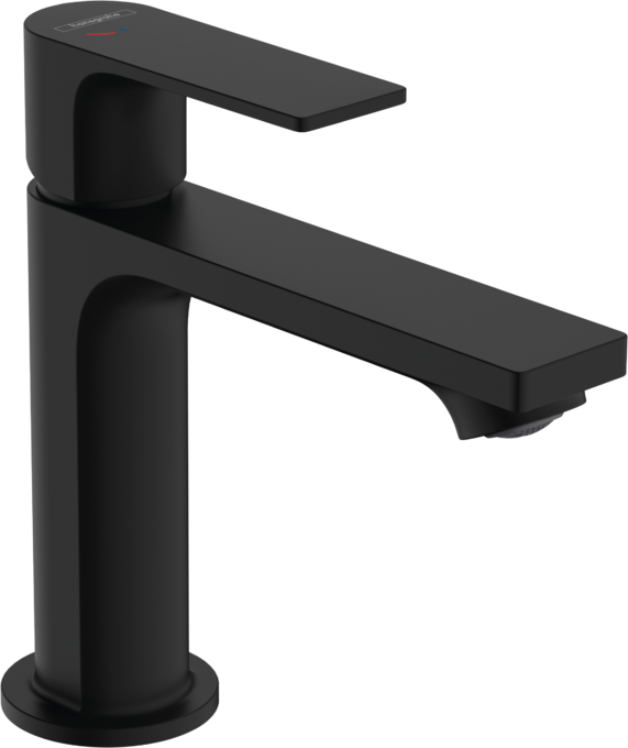 Hansgrohe Rebris E Miscelatore Lavabo 110 Coolstart Con, vista frontale su sfondo bianco