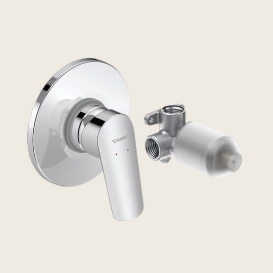 Miscelatore doccia monocomando 1 uscita con corpo incasso cromo Duravit no 1 N14210007010